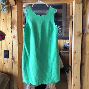 Woman’s J crew Scalloped Dress